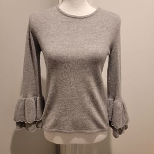 ❤️SAKS FIFTH AVENUE GRAY CASHMERE SWEATER